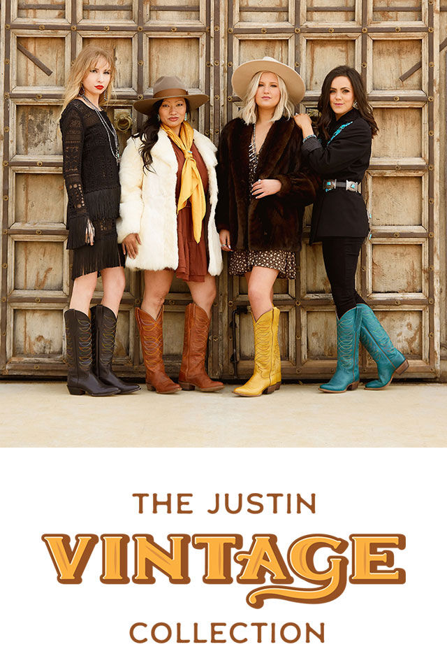 Justin boots vintage shop